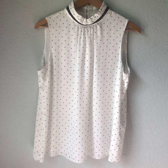 Karl Lagerfeld Polka Dot Blouse - Picture 3 of 6